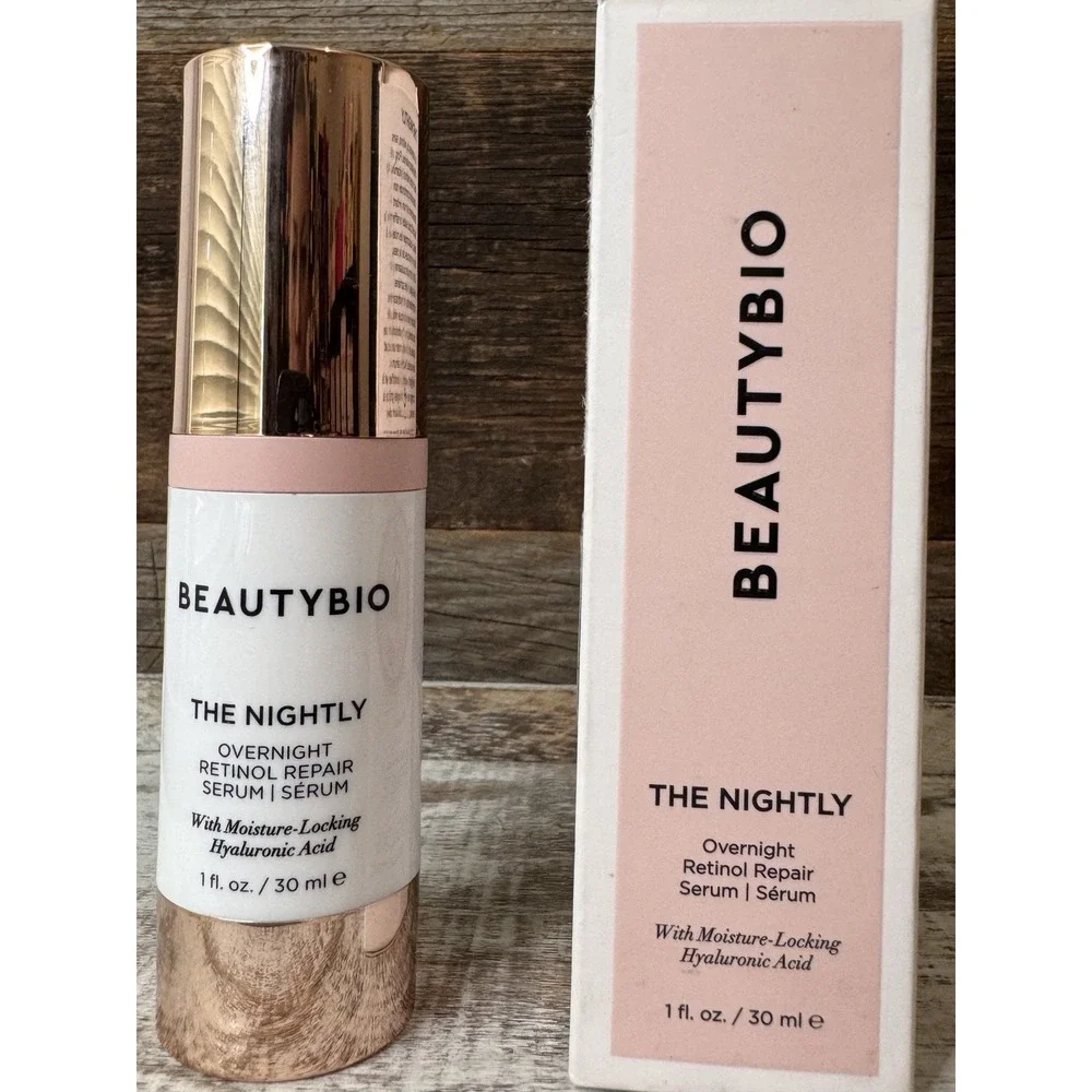 BeautyBio The Nightly Overninght Retinol Repair Serum 1 fl oz NIB‎ MSRP $95